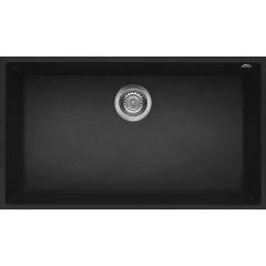 Elleci Quadra LGQ13040BSO zlewozmywak granitowy 76x44 cm czarny