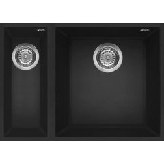 Elleci Quadra LGQ15040BSO zlewozmywak granitowy 56x44 cm czarny