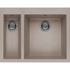 Elleci Quadra LGQ15043 zlewozmywak granitowy 59x50 cm beżowy