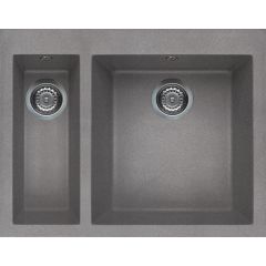 Elleci Quadra LGQ15048 zlewozmywak granitowy 59x50 cm szary/grafitowy/onyx