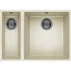 Elleci Quadra LGQ15062BSO zlewozmywak granitowy 56x44 cm biały