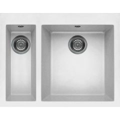 Elleci Quadra LGQ15068 zlewozmywak granitowy 59x50 cm biały