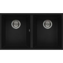 Elleci Quadra LGQ35040BSO zlewozmywak granitowy 76x43.5 cm czarny