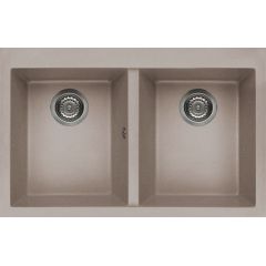 Elleci Quadra LGQ35043 zlewozmywak granitowy 79x50 cm beżowy