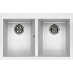 Elleci Quadra LGQ35068 zlewozmywak granitowy 79x50 cm biały
