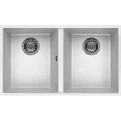 Elleci Quadra LGQ35068BSO zlewozmywak granitowy 76x43.5 cm biały
