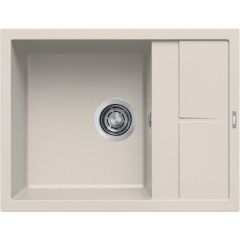 Elleci Unico LGU12539 zlewozmywak granitowy 65x50 cm biały