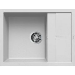 Elleci Unico LGU12568 zlewozmywak granitowy 65x50 cm biały