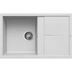 Elleci Unico LGU30068 zlewozmywak granitowy 79x50 cm biały