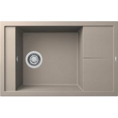 Elleci Unico LGU30543 zlewozmywak granitowy 78x50 cm beżowy