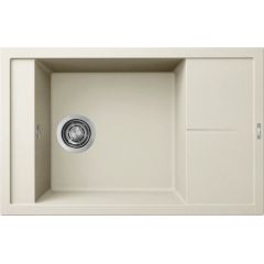 Elleci Unico LGU30562 zlewozmywak granitowy 78x50 cm biały