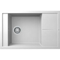 Elleci Unico LGU30568 zlewozmywak granitowy 78x50 cm biały