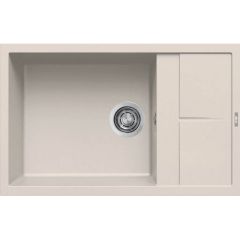Elleci Unico LGU31039 zlewozmywak granitowy 78x50 cm biały
