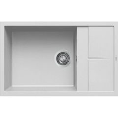 Elleci Unico LGU31068 zlewozmywak granitowy 78x50 cm biały