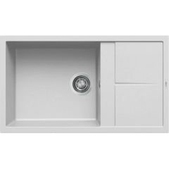 Elleci Unico LGU41068 zlewozmywak granitowy 86x50 cm biały