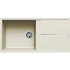 Elleci Unico LGU48062 zlewozmywak granitowy 100x50 cm biały