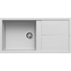 Elleci Unico LGU48068 zlewozmywak granitowy 100x50 cm biały