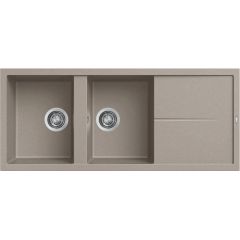 Elleci Unico LGU50043 zlewozmywak granitowy 116x50 cm beżowy