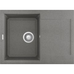 Elleci Easy LGY13548 zlewozmywak granitowy 68x50 cm szary/grafitowy/onyx