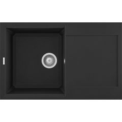 Elleci Easy LGY30040 zlewozmywak granitowy 79x50 cm czarny