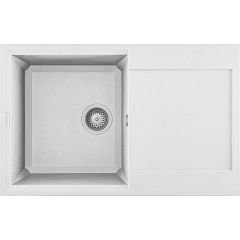 Elleci Easy LGY30068 zlewozmywak granitowy 79x50 cm biały