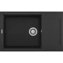 Elleci Easy LGY31040 zlewozmywak granitowy 78x50 cm czarny