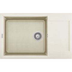 Elleci Easy LGY31062 zlewozmywak granitowy 78x50 cm biały