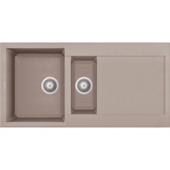 Elleci Easy LGY47543 zlewozmywak granitowy 100x50 cm beżowy