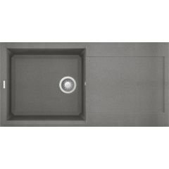Elleci Easy LGY48048 zlewozmywak granitowy 100x50 cm szary/grafitowy/onyx