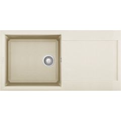 Elleci Easy LGY48062 zlewozmywak granitowy 100x50 cm biały