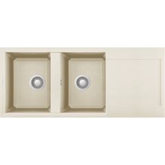 Elleci Easy LGY50062 zlewozmywak granitowy 116x50 cm biały