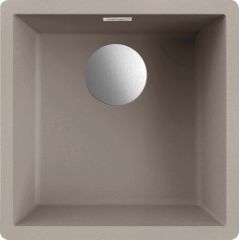 Elleci Dynamo LGZ10243FIXCI zlewozmywak granitowy 45.6x45.6 cm beżowy