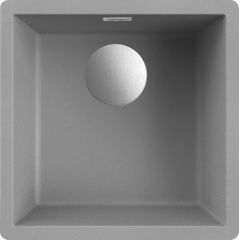 Elleci Dynamo LGZ10248FIXCI zlewozmywak granitowy 45.6x45.6 cm szary/grafitowy/onyx