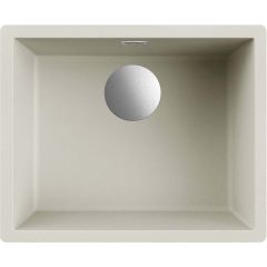 Elleci Dynamo LGZ10539FIXCI zlewozmywak granitowy 55.6x45.6 cm biały