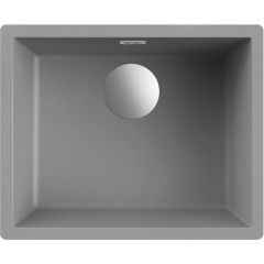 Elleci Dynamo LGZ10548FIXCI zlewozmywak granitowy 55.6x45.6 cm szary/grafitowy/onyx