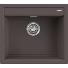 Elleci Best LKB10587 zlewozmywak granitowy 57x51 cm brązowy