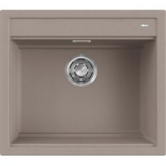Elleci Best LKB10589 zlewozmywak granitowy 57x51 cm beżowy-brązowy