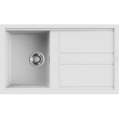 Elleci Best LKB40096 zlewozmywak granitowy 86x51 cm biały