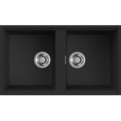 Elleci Best LKB45086BSO zlewozmywak granitowy 83.6x48.8 cm czarny