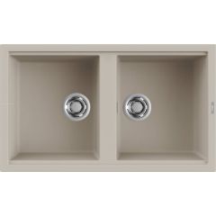 Elleci Best LKB45095 zlewozmywak granitowy 86x51 cm beżowy