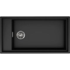 Elleci Dialogo LKD36086 zlewozmywak granitowy 86x46 cm czarny