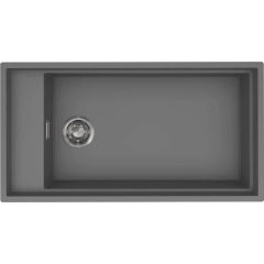 Elleci Dialogo LKD36099 zlewozmywak granitowy 86x46 cm szary/grafitowy/onyx