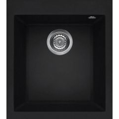 Elleci Quadra LKQ10086 zlewozmywak granitowy 50x41 cm czarny