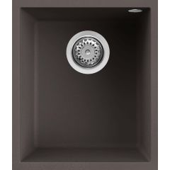 Elleci Quadra LKQ10087BSO zlewozmywak granitowy 44x38 cm brązowy