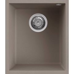 Elleci Quadra LKQ10089BSO zlewozmywak granitowy 44x38 cm brązowy