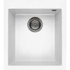 Elleci Quadra LKQ10096 zlewozmywak granitowy 50x41 cm biały