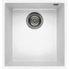 Elleci Quadra LKQ10096BSO zlewozmywak granitowy 44x38 cm biały