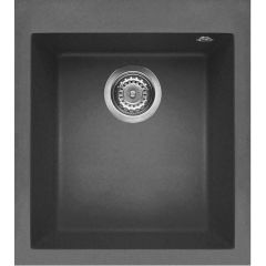 Elleci Quadra LKQ10099 zlewozmywak granitowy 50x41 cm szary/grafitowy/onyx