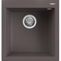 Elleci Quadra LKQ10287 zlewozmywak granitowy 50x47 cm brązowy