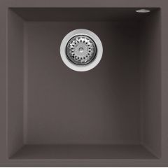 Elleci Quadra LKQ10287BSO zlewozmywak granitowy 44x44 cm brązowy
